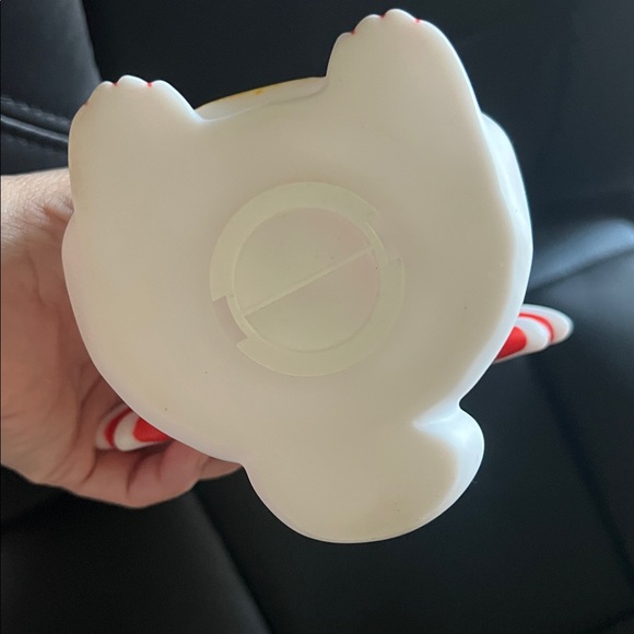 # 0894+ Adorable White Dragon Figurine with Gold & Red Details “7 inch X 4” - Picture 7 of 8